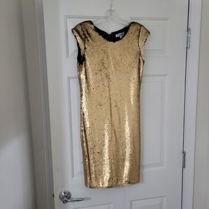 Gold Sequin Dress